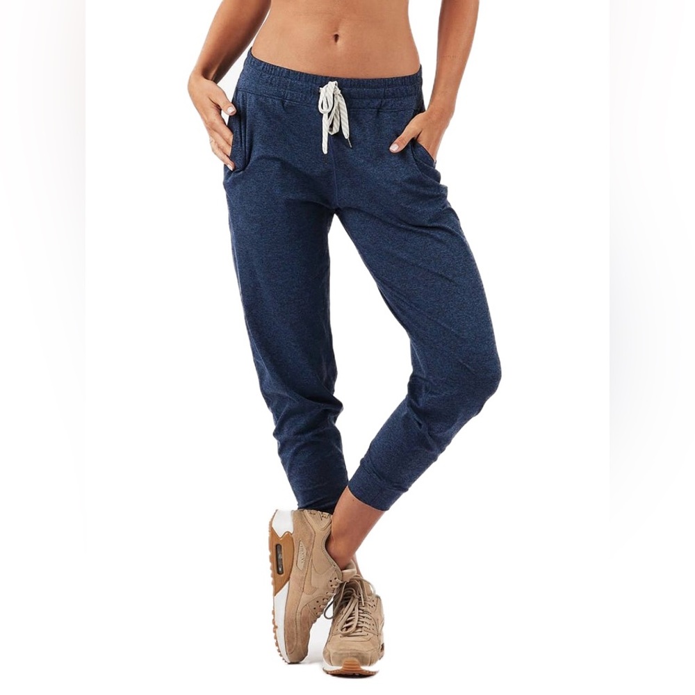 Vuori Navy Heather Performance Joggers Size Medium